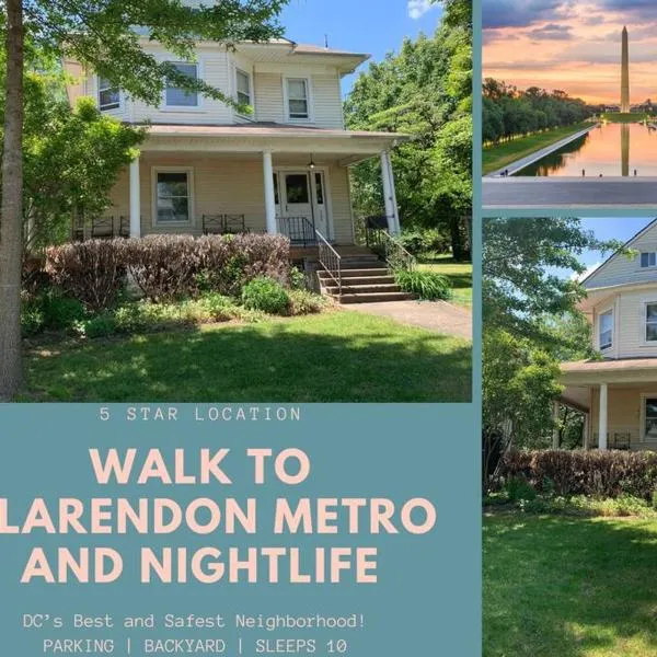 4 Bedroom DC's Best Location with Parking, Walk to Clarendon Metro, Shopping and Nightlife!, hotel v destinaci Arlington