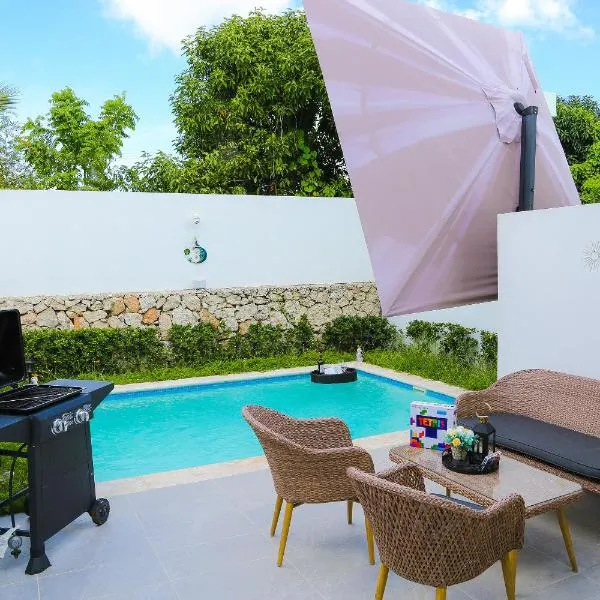 Casa tropical con piscina privada, hotell Punta Canas