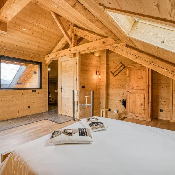 l'écureuil, chez le charpentier d'antan, la chaleur du bois, le calme de la campagne, hotel in Epagny Metz-Tessy