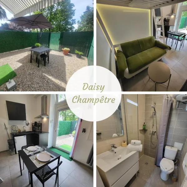 Daisy Champêtre #Terrasse #Clim #Parking, hotel v destinaci Irigny