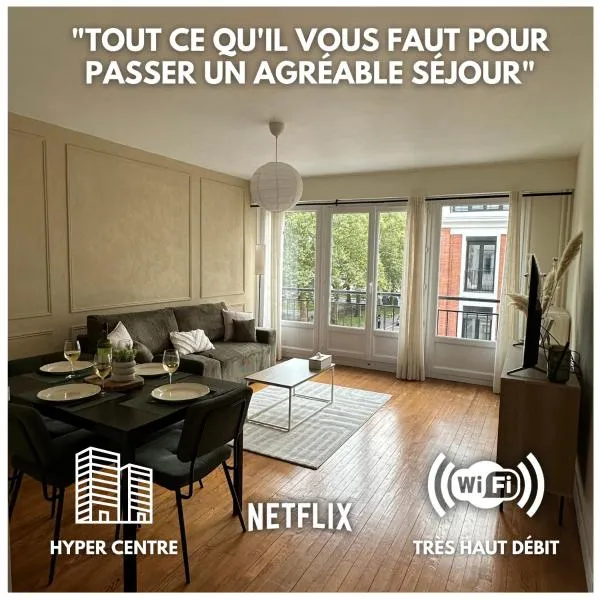 Charmant T2 52m2 en Hypercentre, hotel i Le Havre