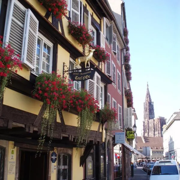 Logis Hôtel Restaurant Au Cerf d'Or, hotel in Strasbourg