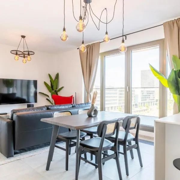 Bright Flat with Balcony & Comfort, hotel in Sanem