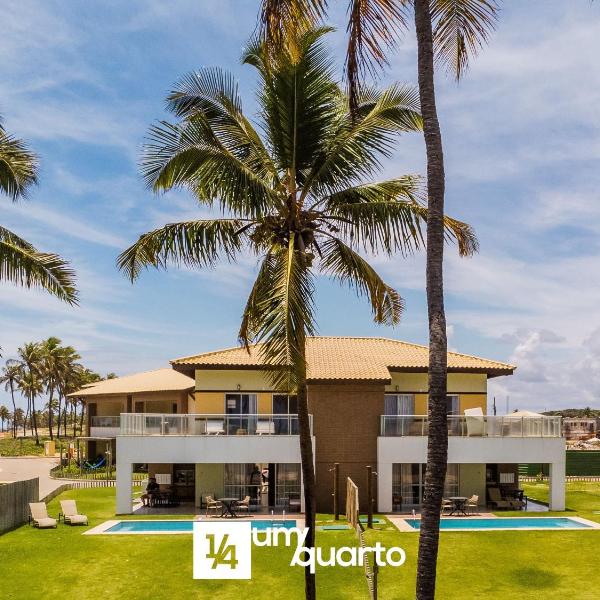 Ponta de Inhambupe Residences By 1/4 UmQuarto | Beira Mar com Piscina Privativa | Próx. Praia de Baixio