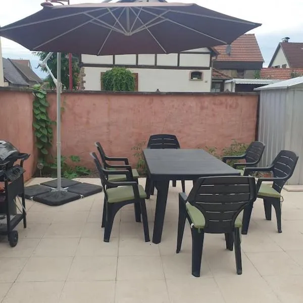 Appartement F3 à 5 min de Colmar, hotel in Sundhoffen