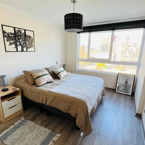 Moderno y amplio Departamento 1D1B con fabulosa Vista al Parque Ecuador y a la ciudad, hotel en Concepción