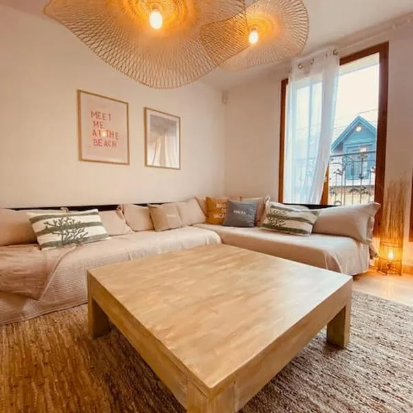 Le Mistral, vue mer à 5min de Trouville Deauville, hotel a Villerville