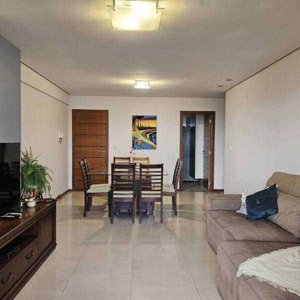 Apt amplo e confortável no umarizal com bela vista da baia - Foto 5