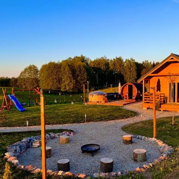 Dębowy Domek Mazury, hotel a Szczybały Giżyckie
