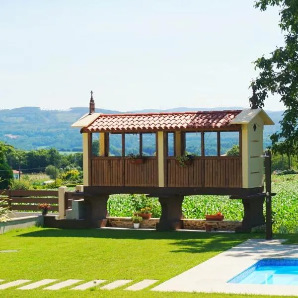 Casa OsLindeiros , Arzúa, hotel v destinácii Arzúa