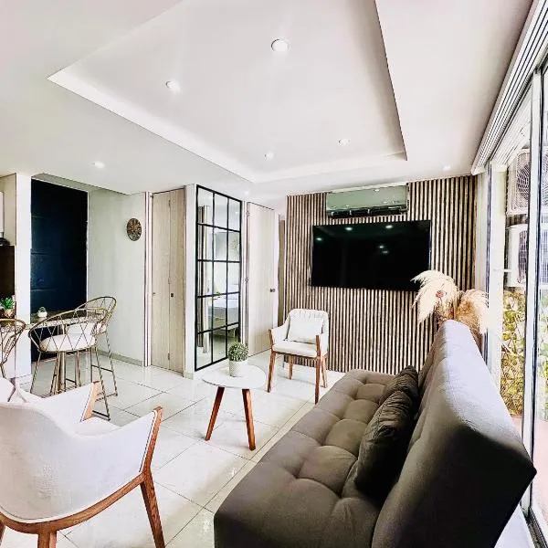Apartamento tranquilo Moderno y muy completo a 5 minutos de Girardot - cerca a Dollar City, Supermercados D1, ARA y Carulla、リカウルテのホテル