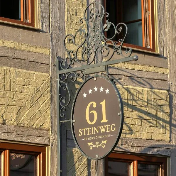 Ferienwohnungen Steinweg 61, hotel v destinaci Quedlinburg