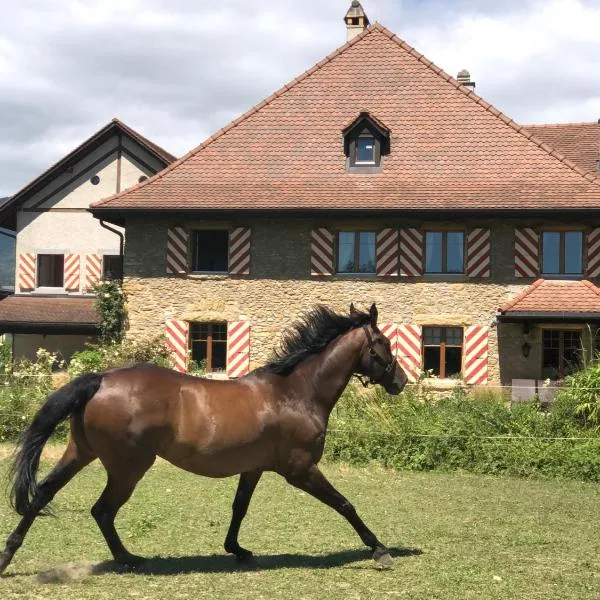 Ferme de Grandchamp, hotel in Boudry