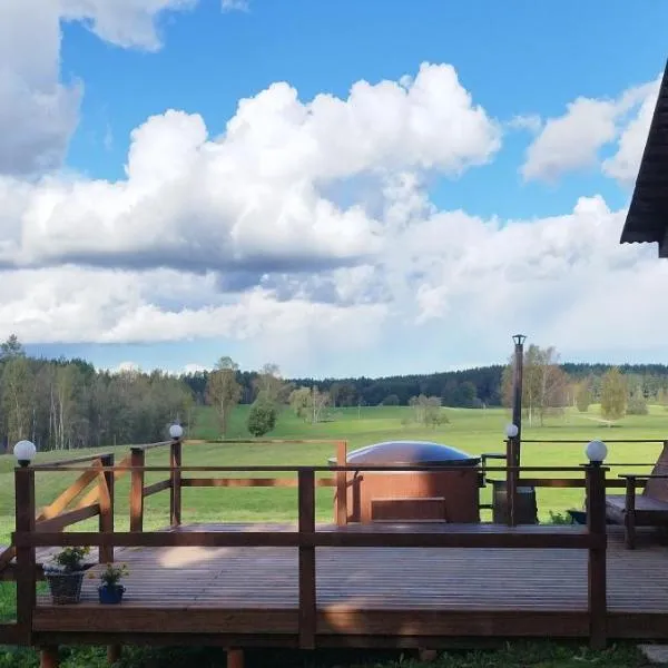 Guesthouse, Sauna & Jacuzzi in Gauja Valley - Kaķukalns, hotel a Straupe