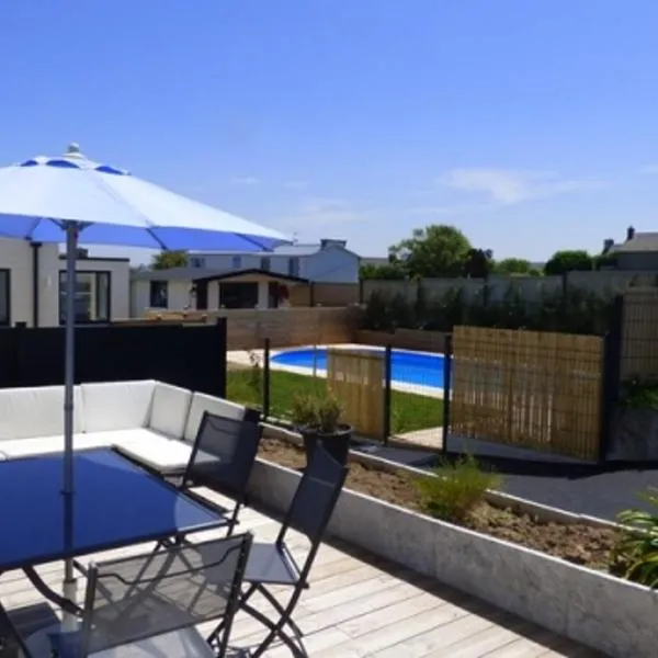 Ouessant 200m Plage et Port, hotel v destinaci Sibiril