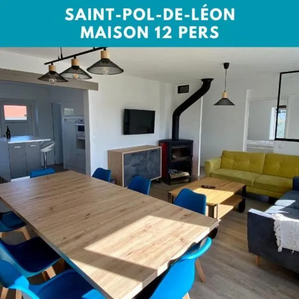 Saint-Pol family house garden fully equipped 12 people, hotel di Saint-Pol-de-Léon