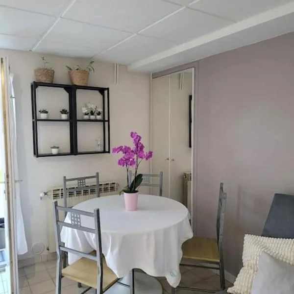 Charmant appartement 35 m2 avec terrasse et jardin, hotel v destinaci Domont