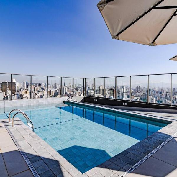Studio Think Home República, Terraço com piscina, Coworking, Academia