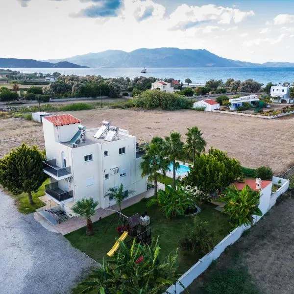 Viesnīca Martimi Apartments - 200M from Drapanias Beach - Pool - Hot Tub - Sauna - BBQ pilsētā Kisamosa