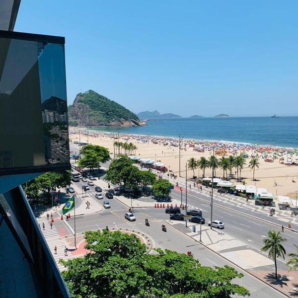 Real Apartments 346 - Incrível frente ao mar Copacabana 3 quartos Alto nível - Foto 3