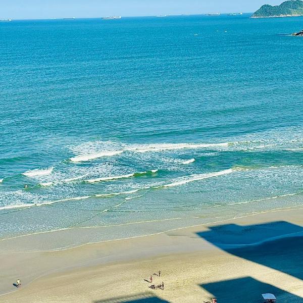 Apartamento Frente ao Mar na Praia das Pitangueiras - Ar Condicionado - 6 Pessoas