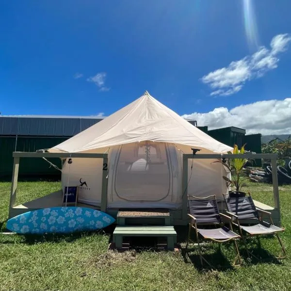 North Shore Glamping Camping Laie, Oahu, Hawaii, hotel v destinaci Laie