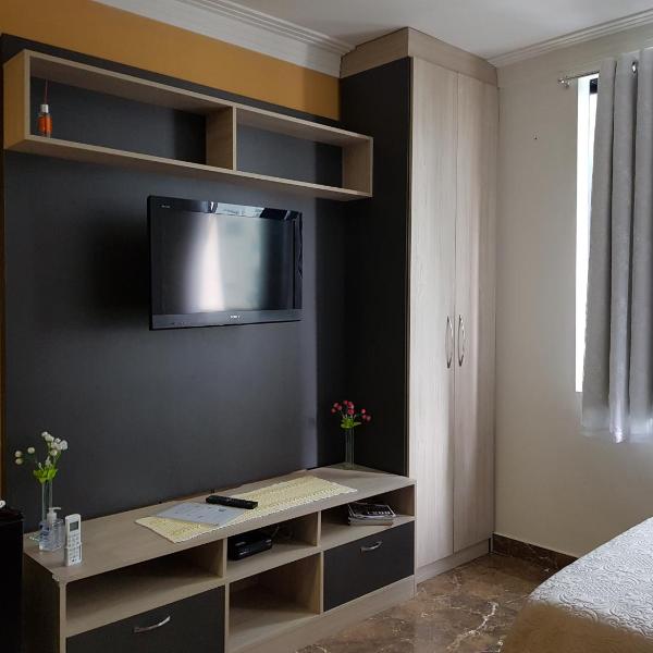 Flat Novo1 - Cama Queen, Ar, Estac e Internet - Foto 4