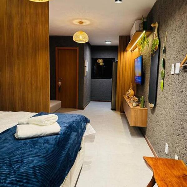 Lindo loft a poucos metros da Praia no Patacho! - Foto 2
