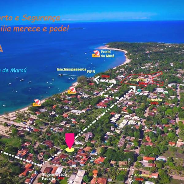 VillaBella Casa temporada 3 Quartos, piscina, na Vila junto ao Centro e Praia - Foto 3