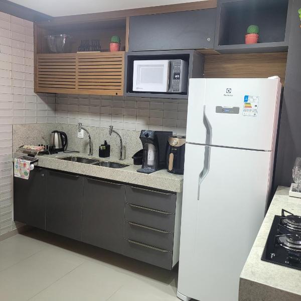 Flat com dois quartos na praia do Cabo Branco - climatizado e completo - Foto 4