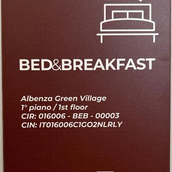 ALBENZA GREEN VILLAGE bed and breakfast, hotel v destinaci Almenno San Bartolomeo