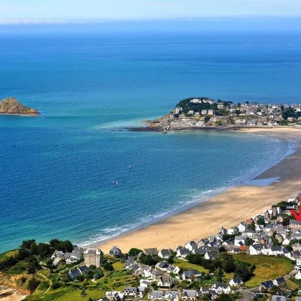 Le Bain de mer, Studio à la plage, Pleneuf, hotel em Le Val-André