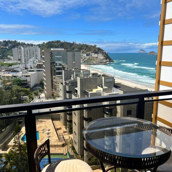 Flat praia da Barra