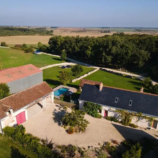 "Domaine le Pineau" Maison de charme avec piscine et jacuzzi privatif, hotel in Bléré