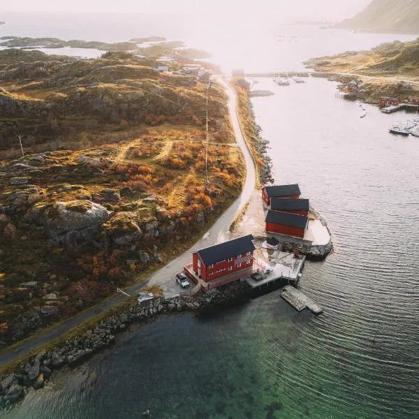 Villa Havgapet - Large Private Villa with HotTub Sea View Lofoten, hotel i Ballstad