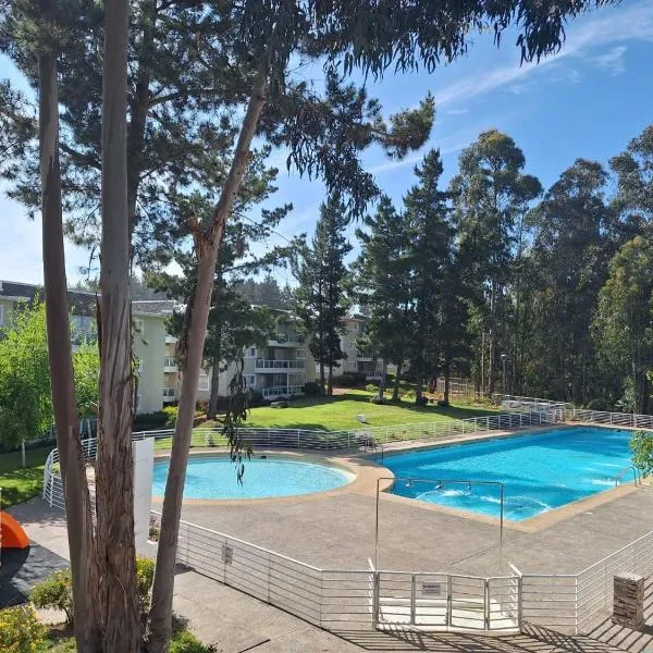 Hermoso Departamento de Descanso y Relajo En Condominio Quebrada La Candelaria Algarrobo, hotel v destinaci Algarrobo