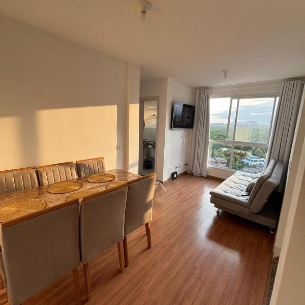 Apartamento vista para o mar e montanhas charmoso e aconchegante