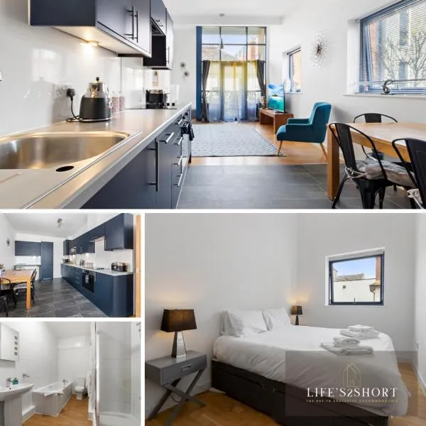 Smythen St, 2 bed apartment with balcony, hotel in Exeter