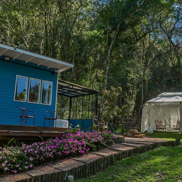 Refugio confortavel na Cabana Gold em Linha Nova RS - Foto 2
