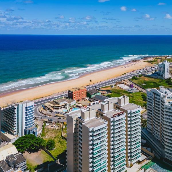 Apto c vista a 350m da Praia de Armacao Salvador