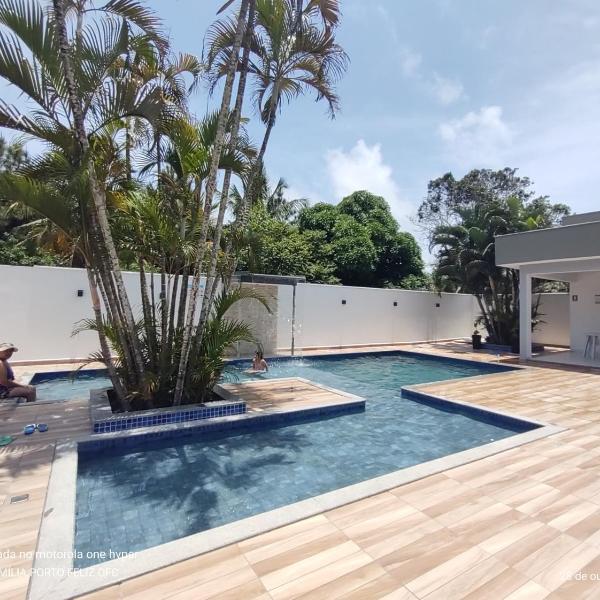Casa climatizada a 600m da praia - Coroa Vermelha