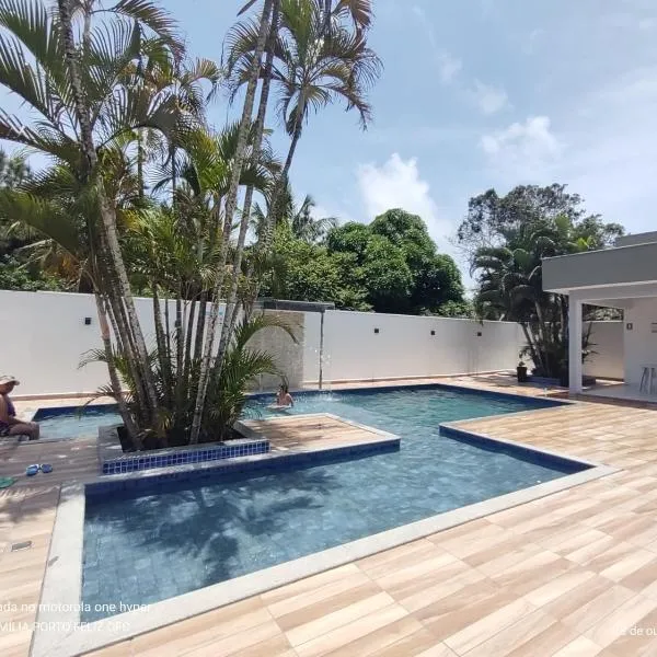 Casa climatizada a 600m da praia - Coroa Vermelha, khách sạn ở Santa Cruz Cabrália
