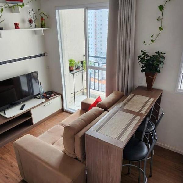 AP BOHO 1010 Brás - Piscina Aquecida, WiFi, Academia, Cama Casal box e colchão extra solteiro
