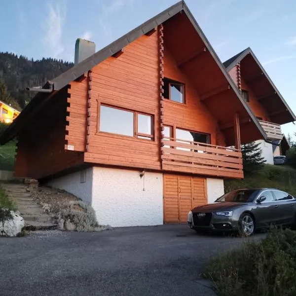 Chalet les Alpages vue panoramique sur le lac Léman, hotel din Thollon
