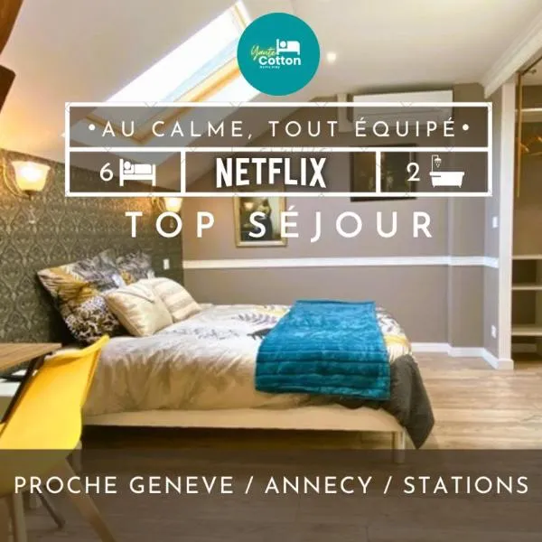 Duplex cosy - entre lacs et montagnes - Fêtes interdites, hotel v destinaci Fillinges