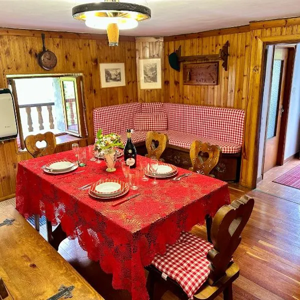 Cozy Three-Room Apartment with Mountain View & Parking - Ussin Chalet - Valtournenche, hotel v destinácii Chamois