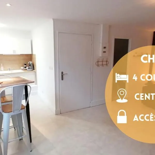 CHILL 4 pers Boîte à clé 24 sur 7 Netflix & Wifi, hotel v destinácii Joinville