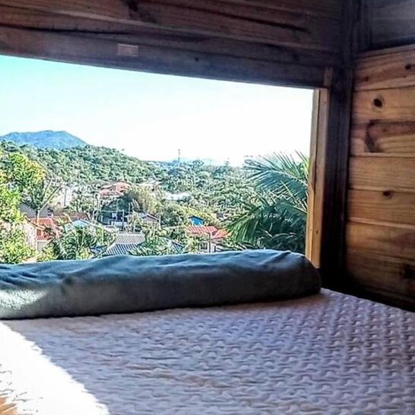 Chalé com banheira até 3 pessoas temporada vista mar floripa - Foto 2