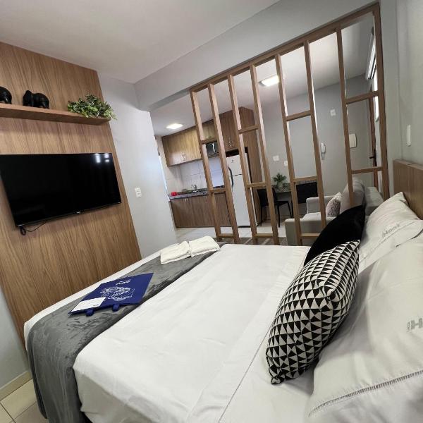 Apartamento em São João Del Rei, ao lado da Estação Ferroviária, estacionamento e ar condicionado