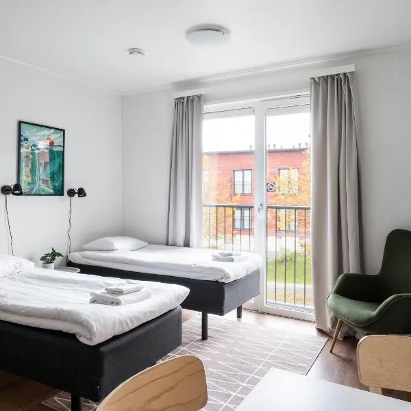 Hiisi Homes Vantaa Kulomäki、Jokivarsiのホテル